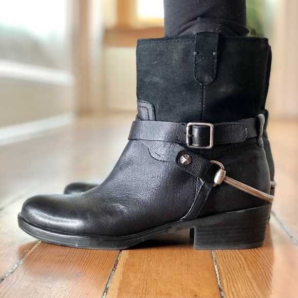 🖤 FRANCO SARTO BLACK BOOTIES 🖤 - Picture 1 of 11